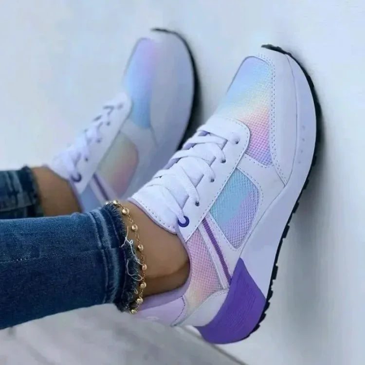 Lily | Casual Lace-Up Vulcanised Orthopaedic Trainers