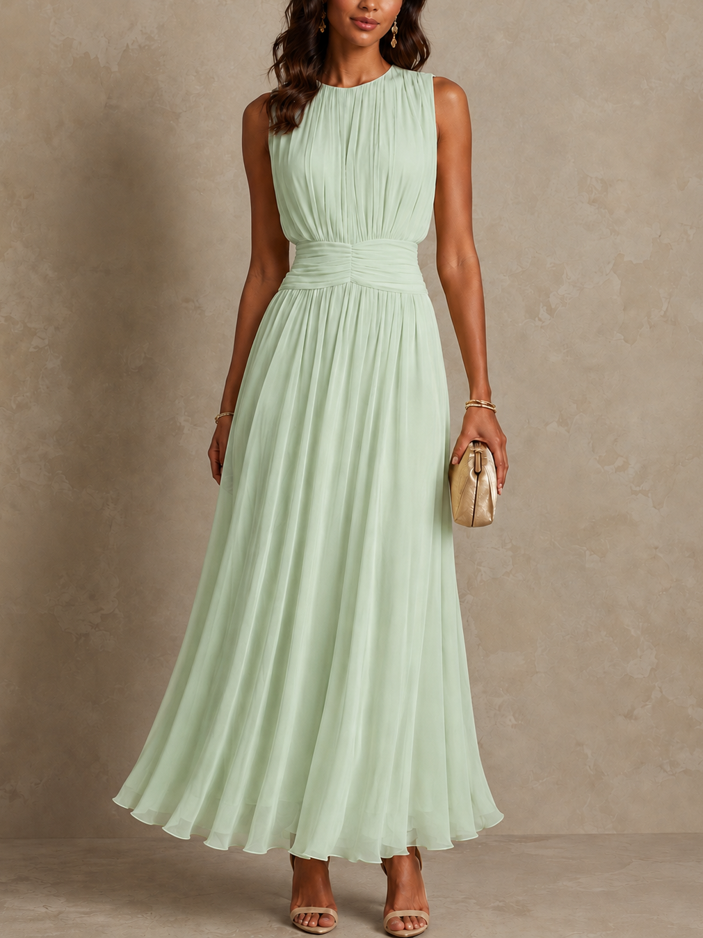 Chayna | Sleeveless Midi Dress