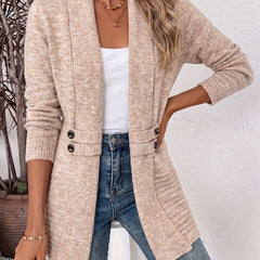 Aubrey | Open-Front Cardigan with Shaped Waist
