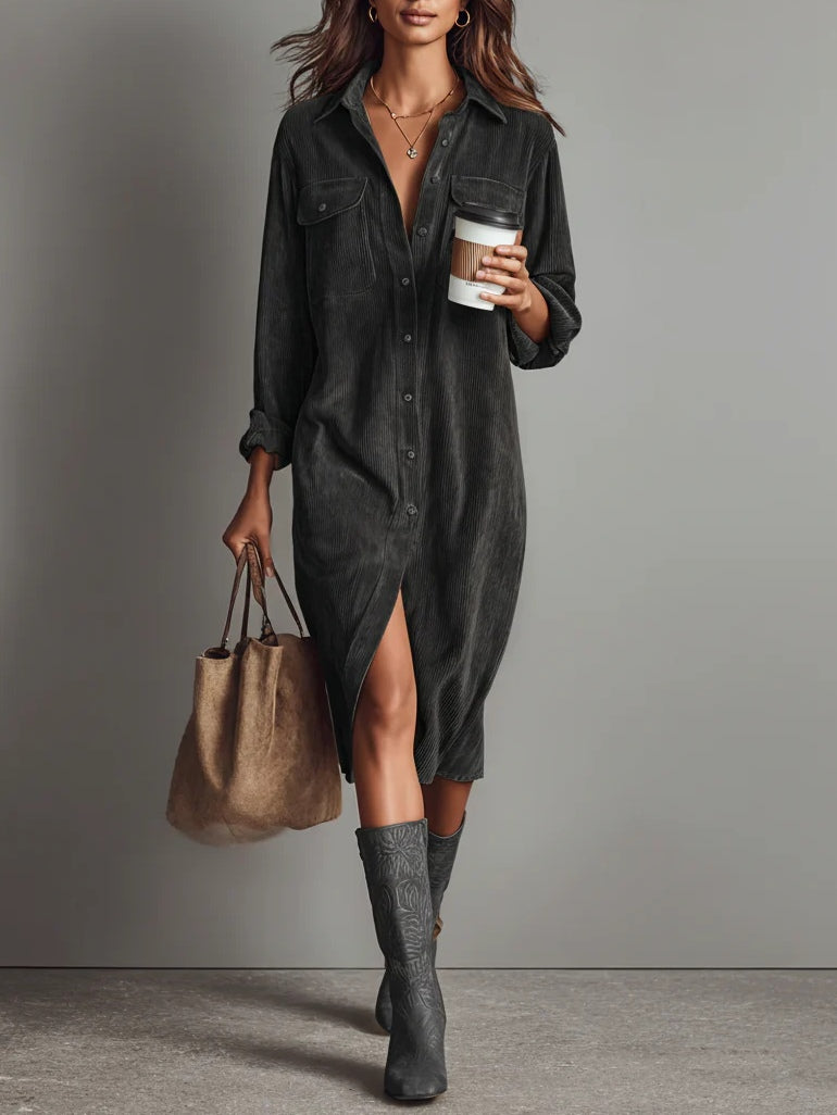 Averlina | Midi Dress with Pockets