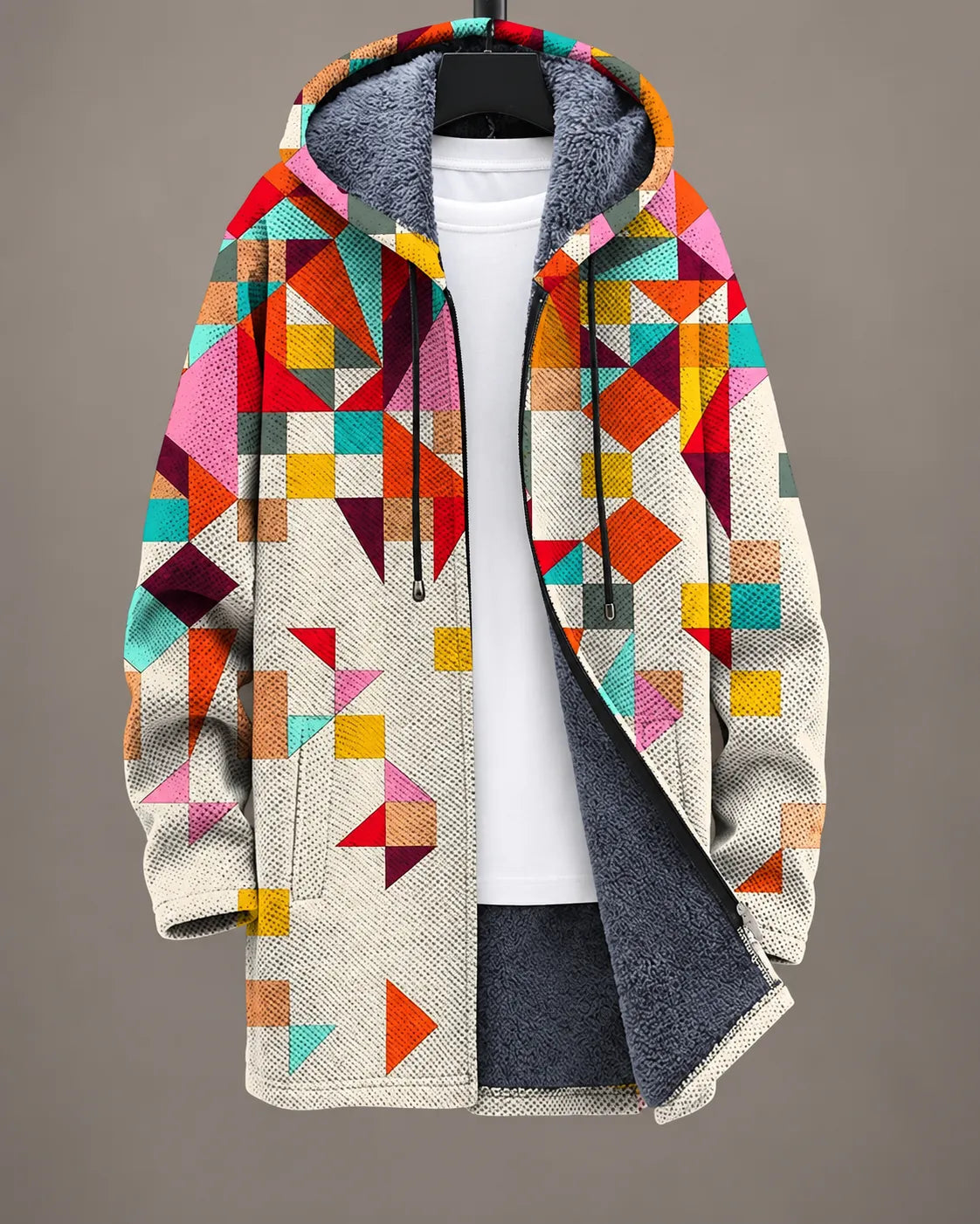 Amara | Heritage Mosaic Hooded Jacket
