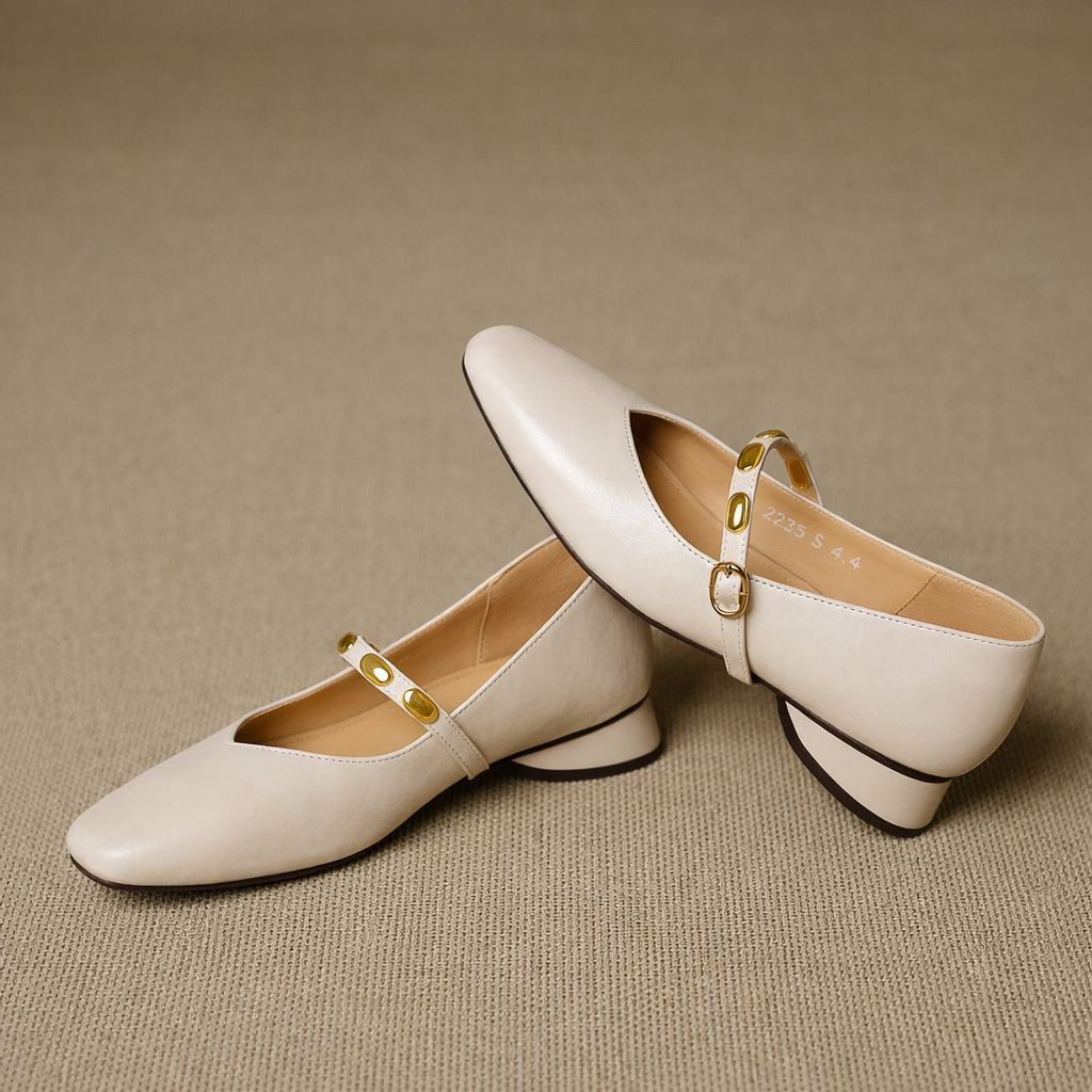 Zyra | Leather-Look Flats