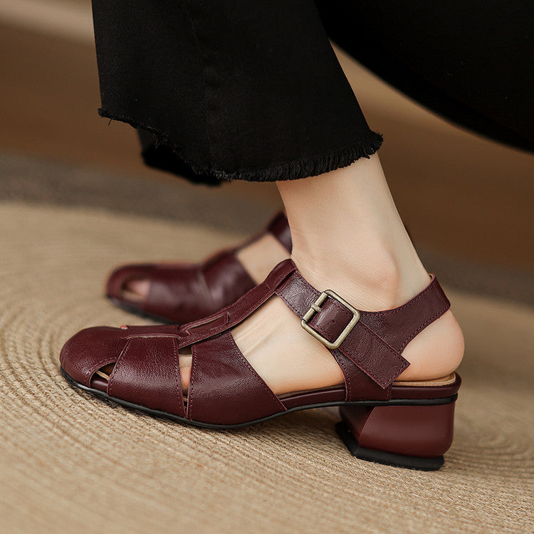 Amaya | Leather-Look Shoes