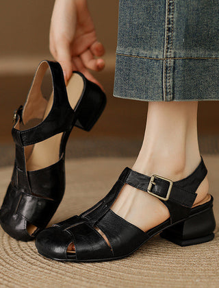 Amaya | Leather-Look Shoes