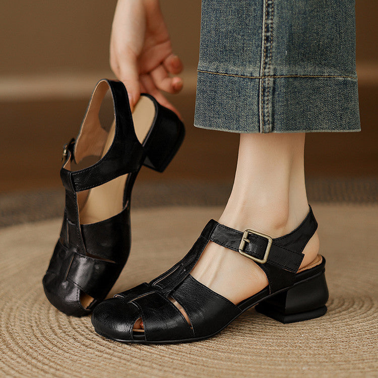Amaya | Leather-Look Shoes