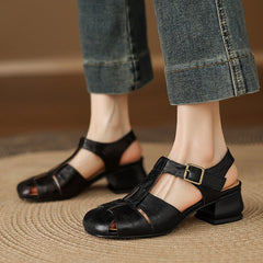 Amaya | Leather-Look Shoes