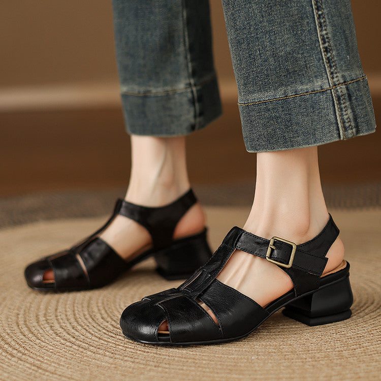 Amaya | Leather-Look Shoes