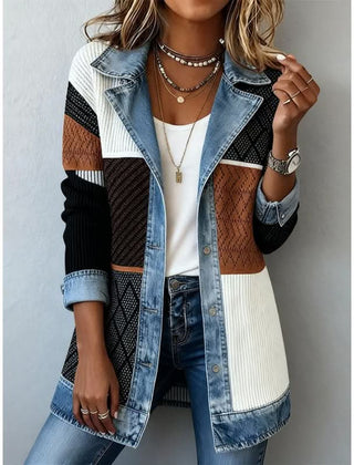 Celine | Contrast-Trim Tailored Jacket