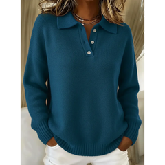 Nerissa | Polo Collar Comfort Jumper