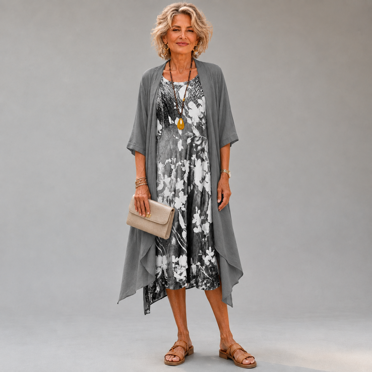 Mariana | Floral Cardigan Dress