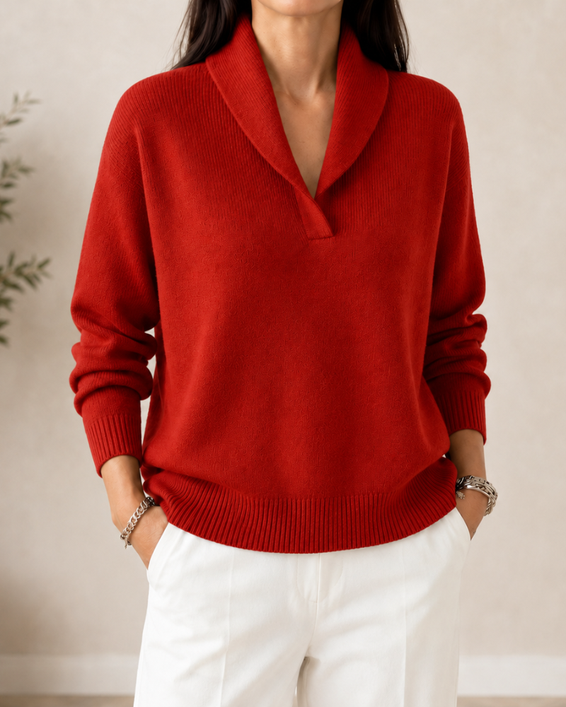 Clarissa | V-Neck Knit Sweater