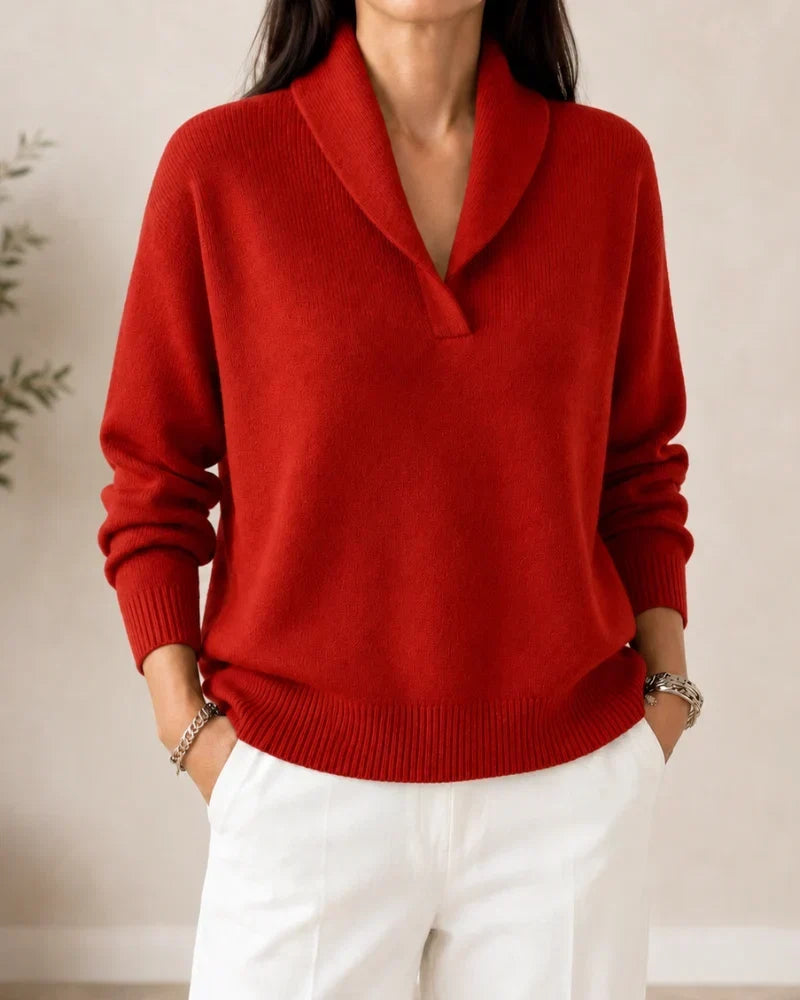 Margaret | Soft V-Neck Jumper