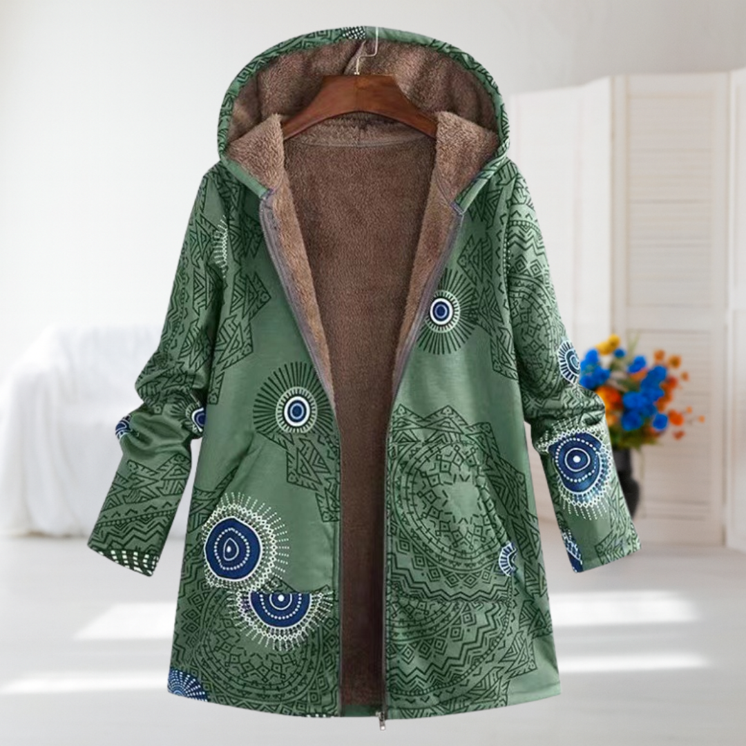 Alma | Green Mid-Season Coat