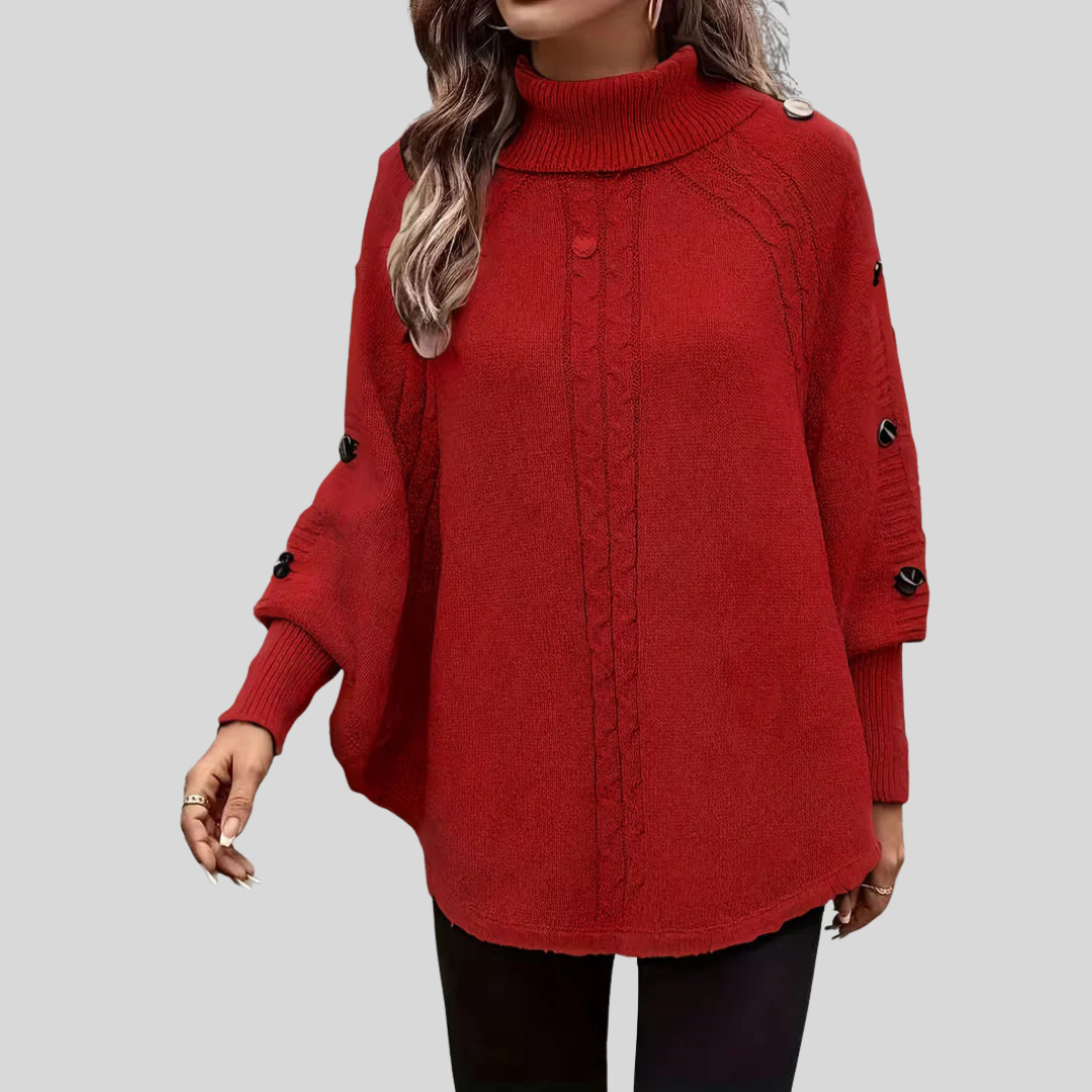 Norelle | High-Neck Cable-Knit Jumper