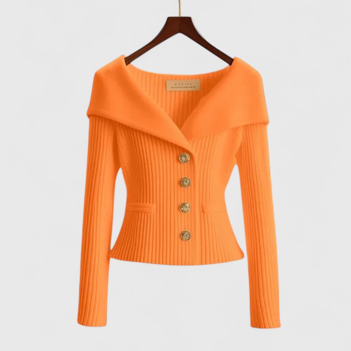 Liza | Wide-Collar Gilet