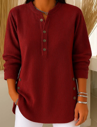 Neva | Ribbed Henley Tunic