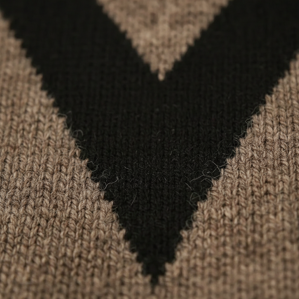 Edith | Chevron Cotton Jumper