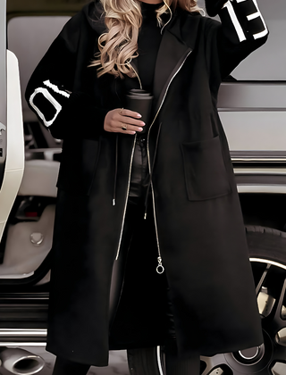 Elena | Hooded Zip Coat