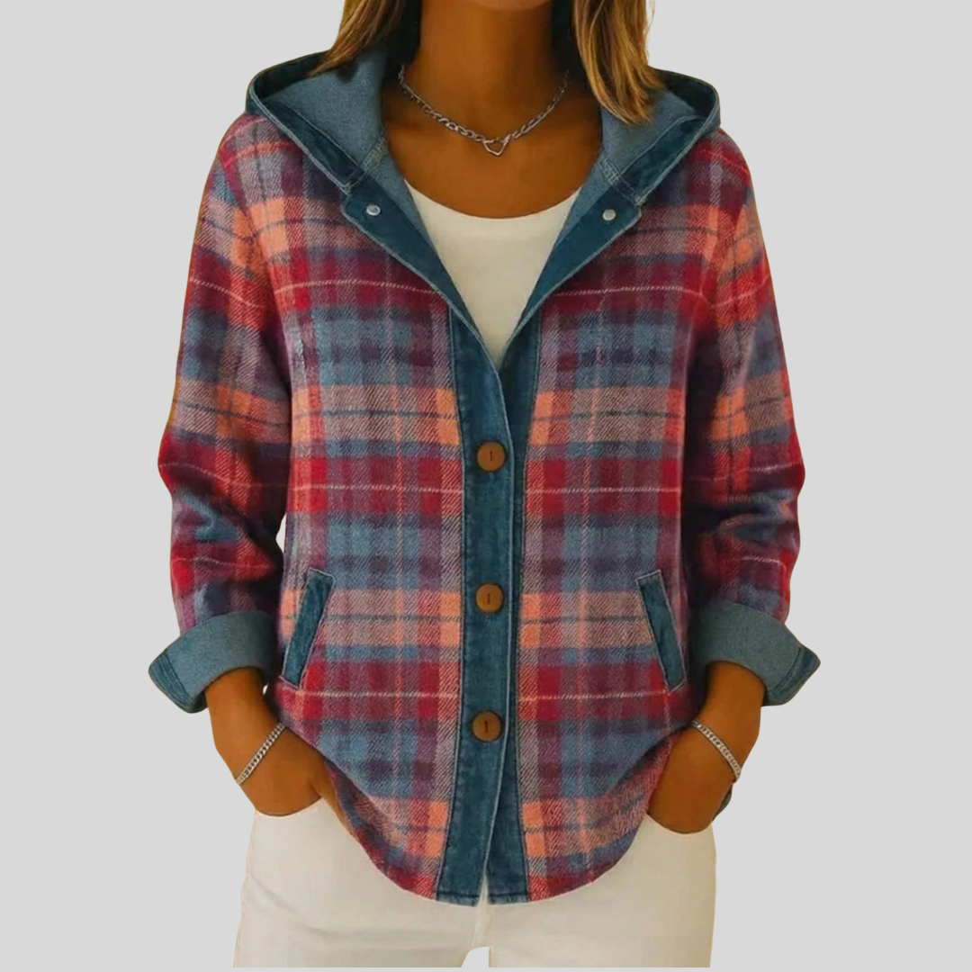 Kellaway | Hooded Checked Shacket