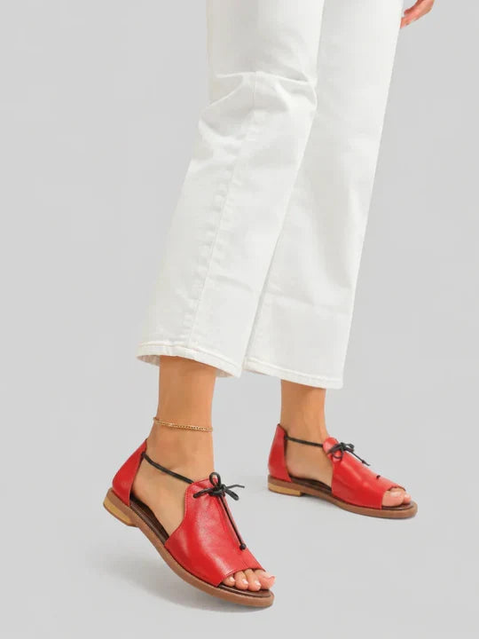 LILLIANA | STRAP-STYLE LEATHER SANDALS