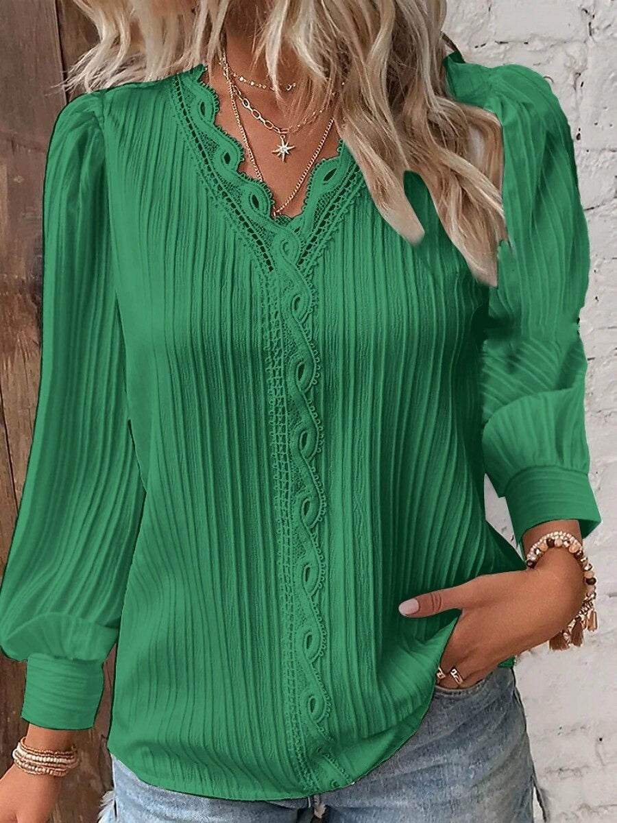 Orlisse | Elegant Plain Blouse