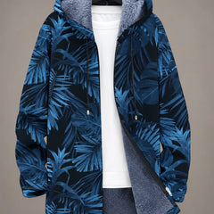 Talia | Vibrant Geometric Hooded Jacket