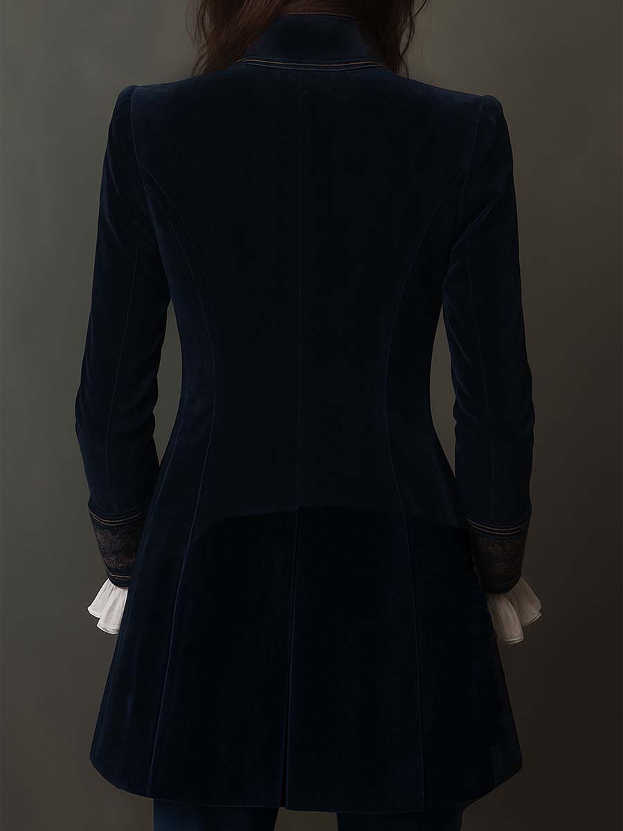 Atena | Long Embroidered Vintage Jacket