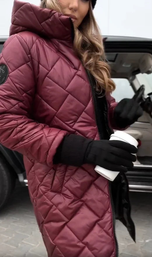 Anna | Quilted Hooded Winter Jacket