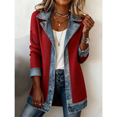 Celine | Contrast-Trim Tailored Jacket