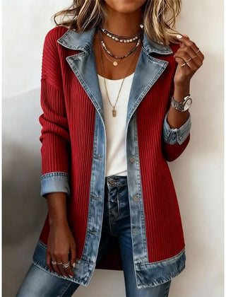Celine | Contrast-Trim Tailored Jacket