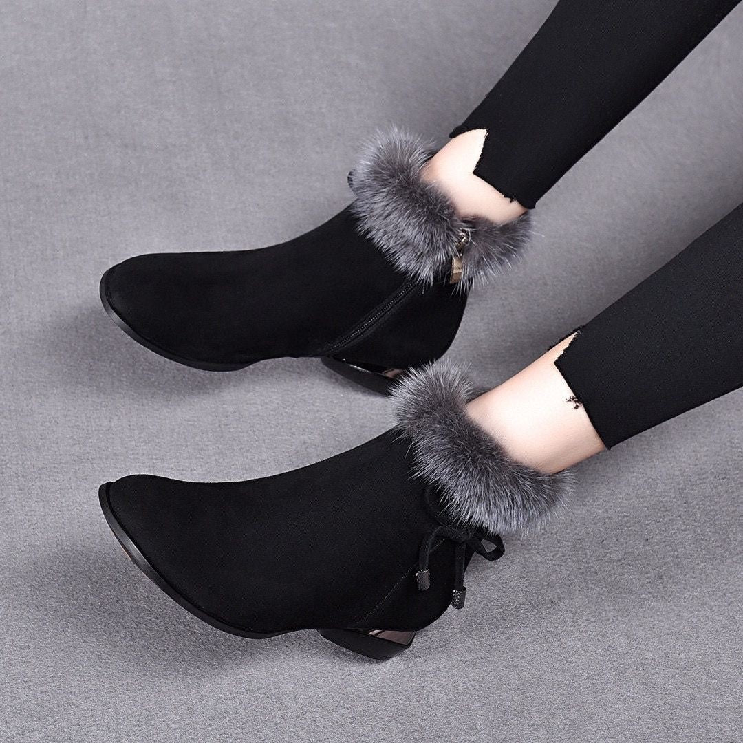 Aurenisse | Mid-Ankle Ankle Boots