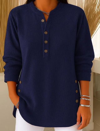 Neva | Ribbed Henley Tunic