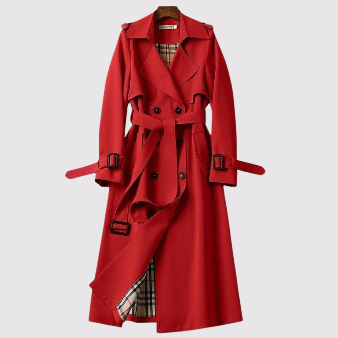 Lauren | Long Belted Trench Coat