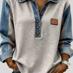 Lydia | Contrast Raglan Sleeve Jumper
