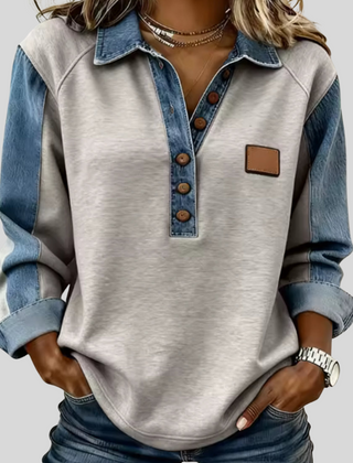 Lydia | Contrast Raglan Sleeve Jumper