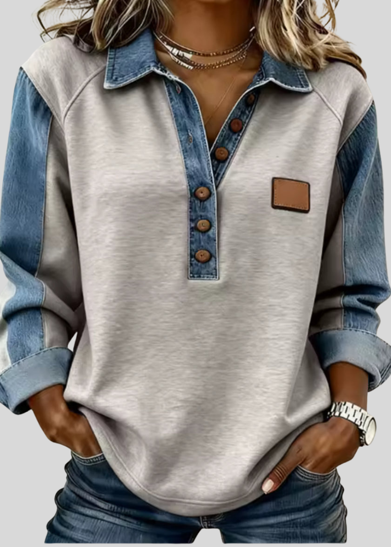 Lydia | Contrast Raglan Sleeve Jumper