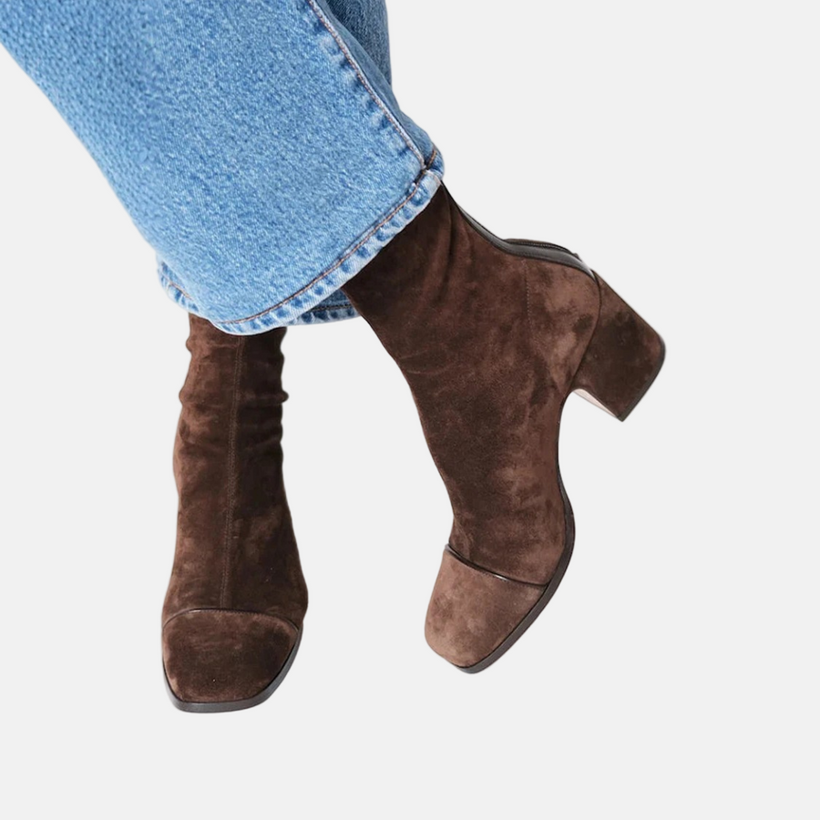 Auriana | Square-Heel Ankle Boots
