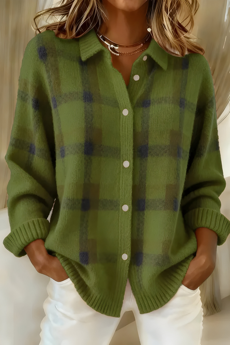 Candida | Checked Cardigan