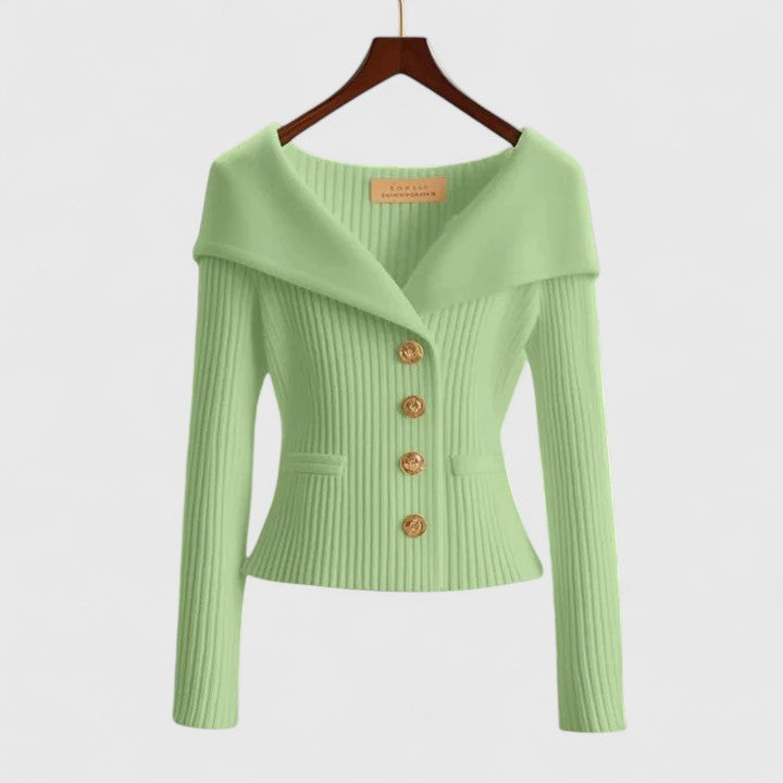 Liza | Wide-Collar Gilet