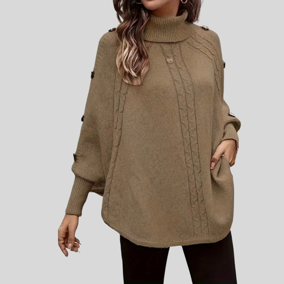 Norelle | High-Neck Cable-Knit Jumper