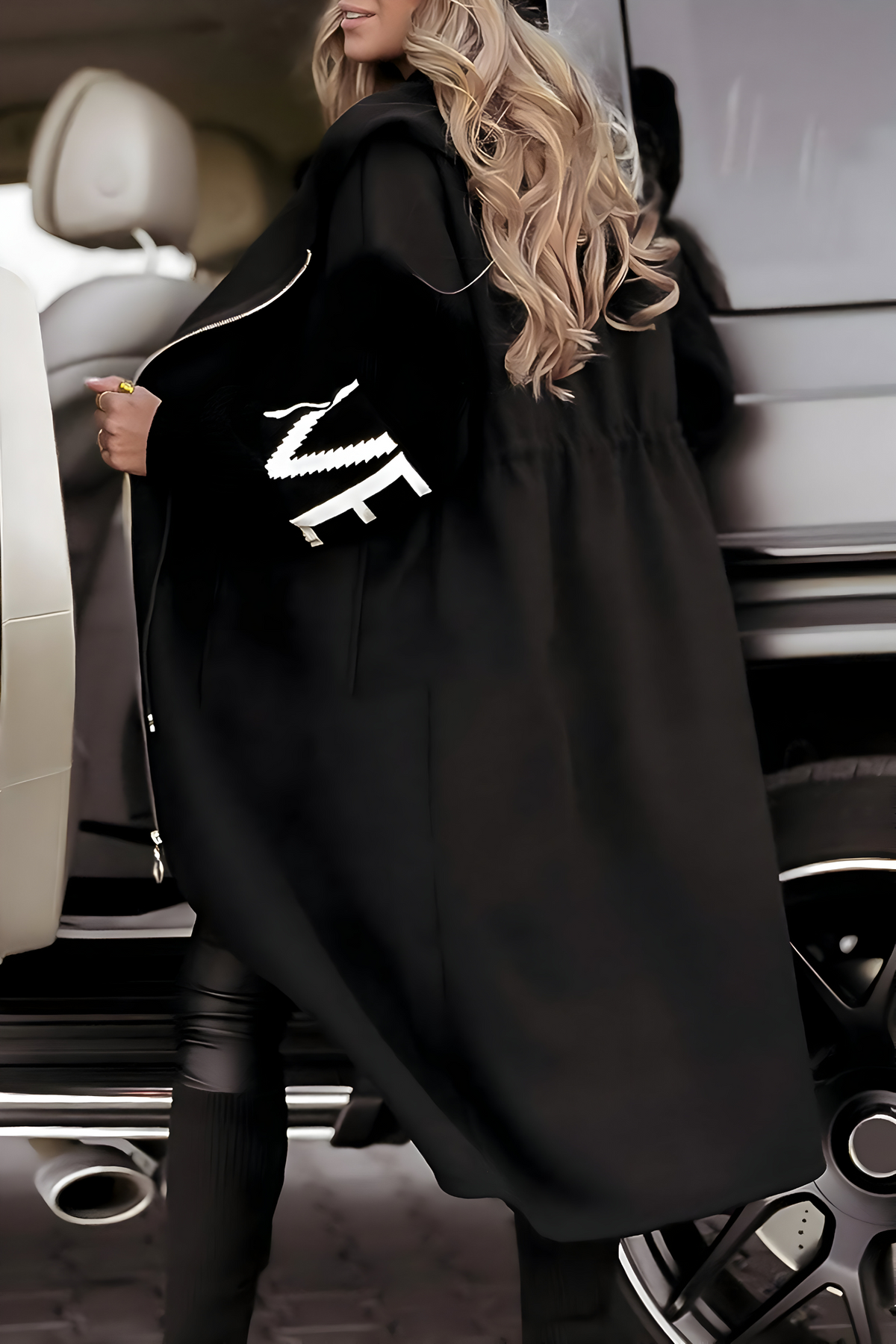 Elena | Hooded Zip Coat