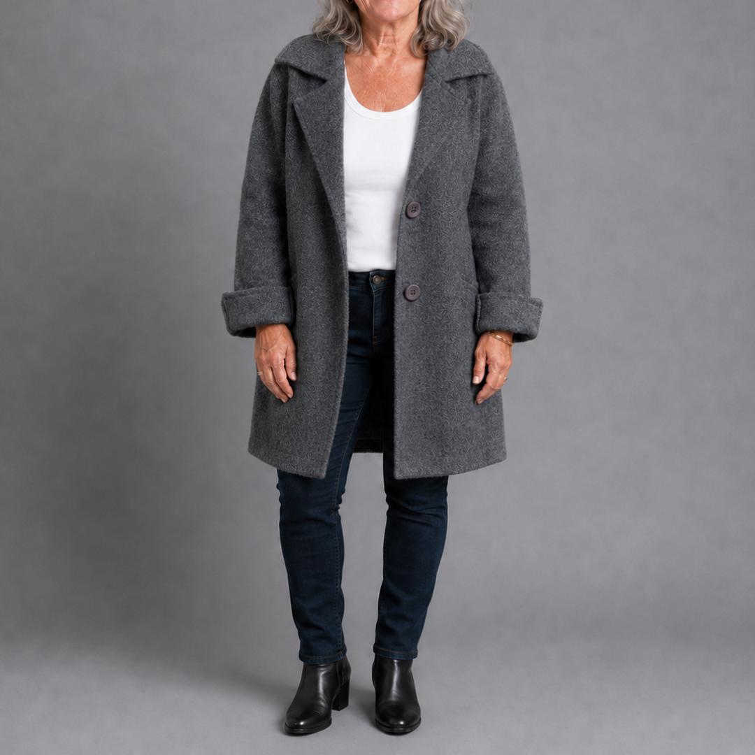 GWENDOLEN | BUTTONED COAT WITH POCKETS