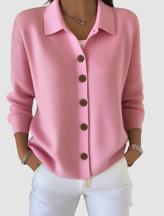 Millie | Button-Up Collared Cardigan