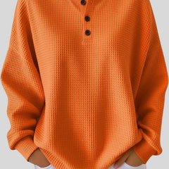 Zoe | Henley Sweatshirt