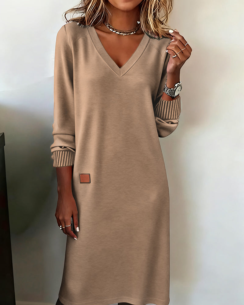 Wynne | V-Neck Jumper Dress