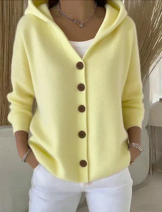 Darienne | Hooded Button Cardigan