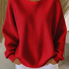 Nyla | Relaxed Waffle Jumper