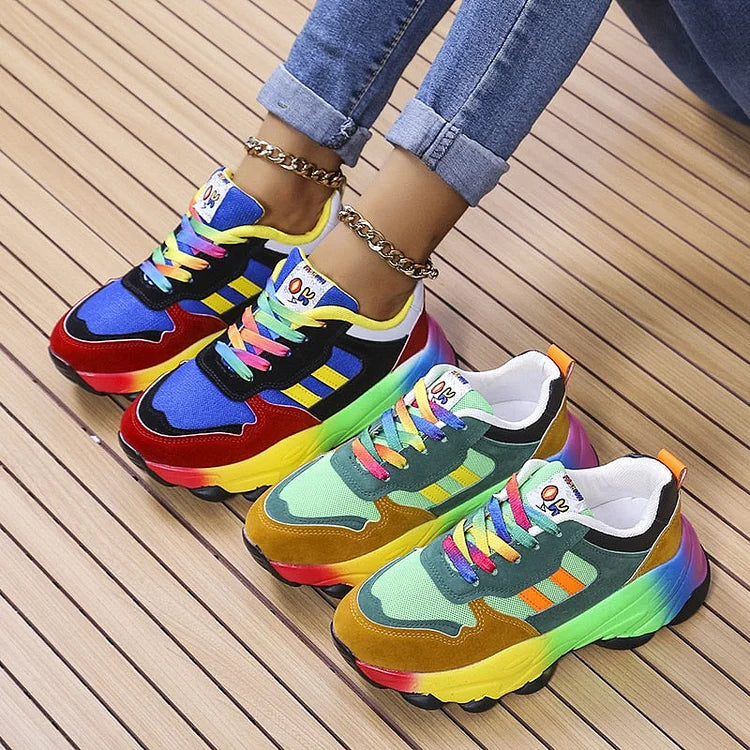 Isolina | Colourful Comfort Trainers