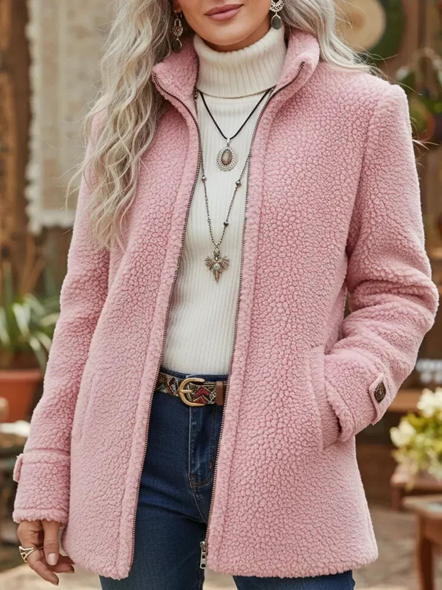 Judith | Cosy Stand-Collar Full-Zip Jacket