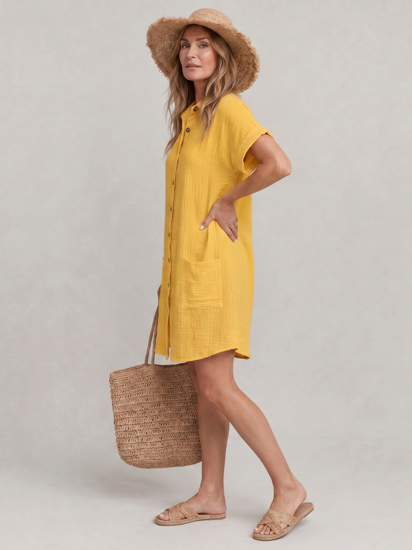Linon | Pure Cotton Shirt Dress
